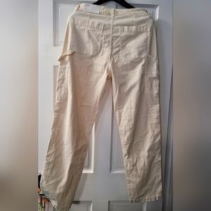 American Eagle white cargo pants size 8